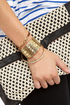 Jen\\\'s Pirate Booty Distant Mesa Gold Cuff