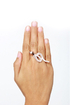 Willdfox Snake It Up Rose Gold Two-Finger Ring