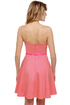 A Flare to Remember Strapless Pink Dress
