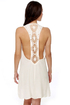 Under the Sun Ivory Lace Dress