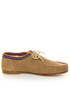 2568 Desierto Tan Suede Lace-Up Moccasin Booties