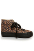 Sixtyseven Vero Leopard Print Platform Sneakers