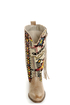 Big Buddha Wayne Natural Multi Southwest Print Cowboy Boots