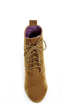 Blowfish India Earth Fawn Lace-Up Wedge Booties