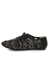 Blowfish Neat Black Crochet Oxford Flats