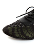 Blowfish Neat Black Crochet Oxford Flats