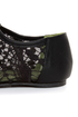 Blowfish Neat Black Crochet Oxford Flats