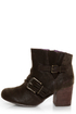 Blowfish Tarta Dark Brown Belted Ankle Boots