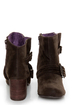 Blowfish Tarta Dark Brown Belted Ankle Boots