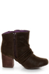Blowfish Tarta Dark Brown Belted Ankle Boots