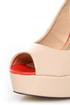 Bonnibel Blooming 1 Blush Patent Peep Toe Slingback Heels