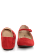 Doby 4 Red Velvet Mary Jane Ballet Flats