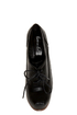 Bonnibel Elodie Black Lace-Up Oxford Heels