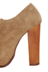 Bonnibel Elodie Camel Lace-Up Oxford Heels