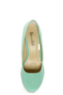 Bonnibel Monique 1N Mint Patent Platform Pumps