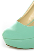 Bonnibel Monique 1N Mint Patent Platform Pumps