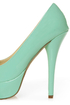 Bonnibel Monique 1N Mint Patent Platform Pumps