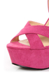 Bonnibel Portia 1 Hot Pink Platform Sandals