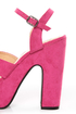 Bonnibel Portia 1 Hot Pink Platform Sandals