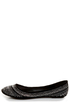 Bamboo Crush 20 Black Rhinestone-Studded Ballet Flats