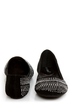 Bamboo Crush 20 Black Rhinestone-Studded Ballet Flats