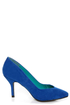 Bamboo Deluxe 01 Blue Pointed Pumps