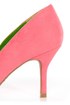 Bamboo Deluxe 01 Coral Pointed Pumps