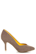 Bamboo Deluxe 01 Taupe Pointed Pumps