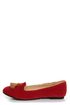 Bamboo Donovan 01 Red & Tan Tassel Smoking Slipper Flats