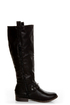 Bamboo Eastwick 01 Black Studded Riding Boots