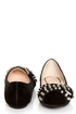 Bamboo Jayden 01 Black Belted and Studded Pointed Flats