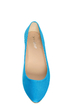 Bamboo Jump 01P Blue Lycra Pointed Flats