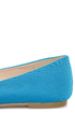 Bamboo Jump 01P Blue Lycra Pointed Flats