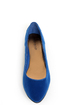 Bamboo Jump 32 Blue Heel-Studded Pointed Flats