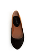 Bamboo Jump 38 Black and Tan Two-Tone Pointed Flats