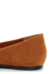 Bamboo Jump 38 Black and Tan Two-Tone Pointed Flats