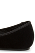Bamboo Mirina 02 Black Studded Metal Cap-Toe Ballet Flats