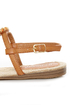 Bamboo Moxi 01 Chestnut Bead Circle Thong Sandals