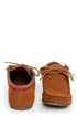 Bamboo Palazzo 01 Chestnut Lace-Up Moccasin Booties