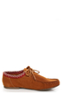 Bamboo Palazzo 01 Chestnut Lace-Up Moccasin Booties