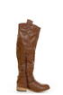 Bamboo Parksville 01 Brown Buckled Riding Boots