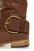 Bamboo Parksville 01 Brown Buckled Riding Boots