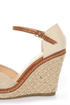 Bamboo Pinot 04 Beige Canvas Platform Espadrille Wedges