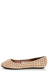 Bamboo Sami 25 Nude Rhinestone-Studded Ballet Flats
