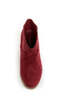 Bamboo Saratoga 01 Wine Red Ankle Booties