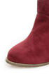 Bamboo Saratoga 01 Wine Red Ankle Booties