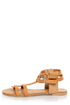 Bamboo Sherin 02 Natural Tan Gladiator Sandals