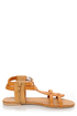 Bamboo Sherin 02 Natural Tan Gladiator Sandals
