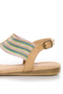 Bamboo Steno 09 Natural Multi Pastel Thong Sandals