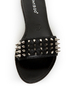 Bamboo Steno 21 Black Spiked Slide Sandals